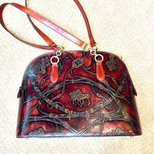 LEATHER PURSE Michael Rome. ITALY